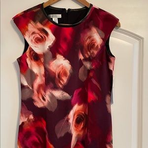 Women London Times red floral straight dress